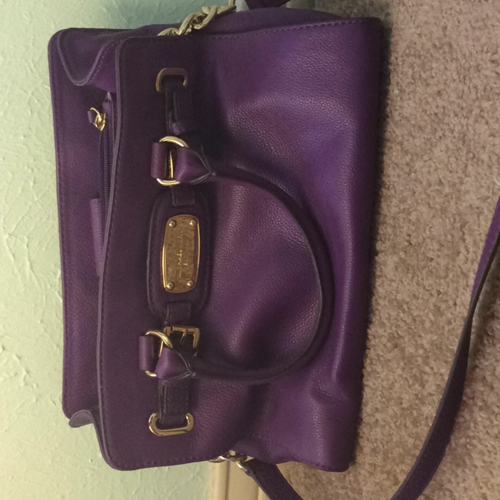 Purple MK bag carried once